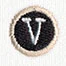 Typewriter Letter V - Image 4