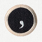 Typewriter Punctuation - Comma - Image 2