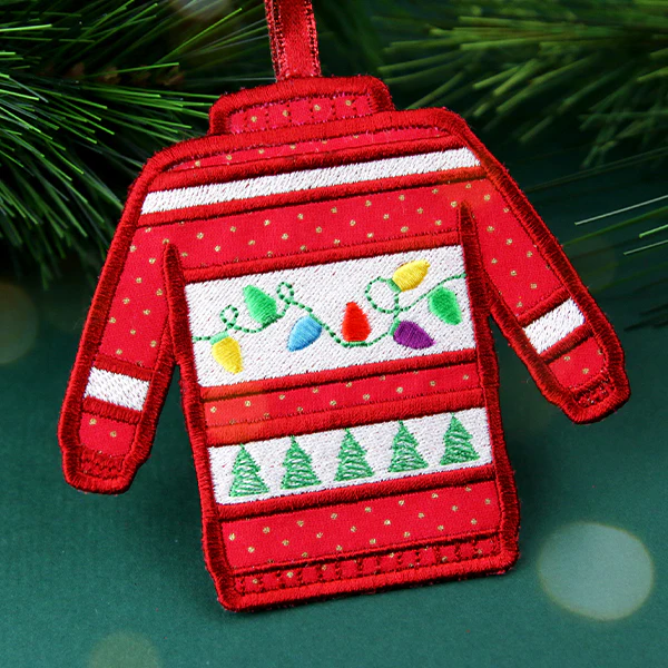 Ugly Sweater Gift Card Holder (In-the-Hoop) - Image 2