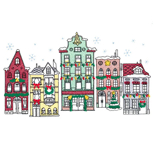 Urban Christmas City Border - Image 5