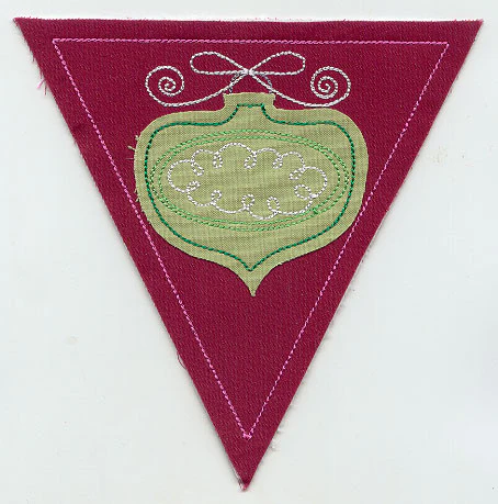 Very Merry Bunting - Ornament