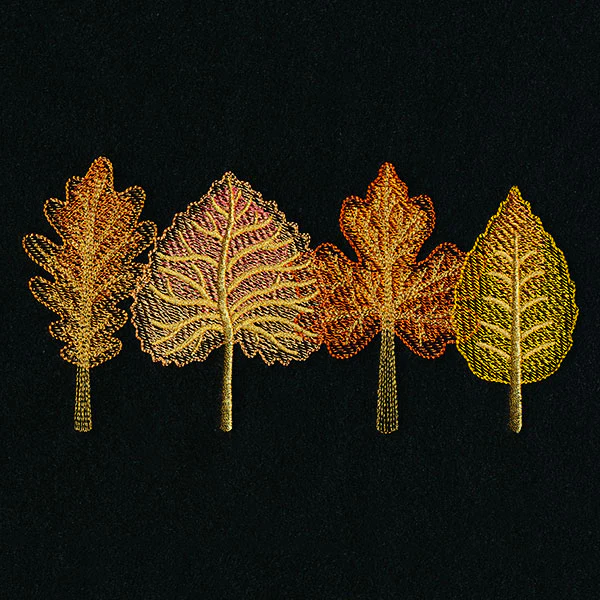 Vibrant Autumn Leaves Border - Image 7