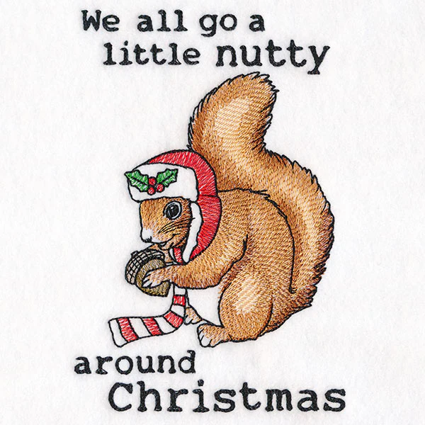 We All Go a Little Nutty Around Christmas Squirrel - Image 4