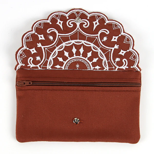 Wild Boho Front Flap Clutch (In-the-Hoop) - Image 5