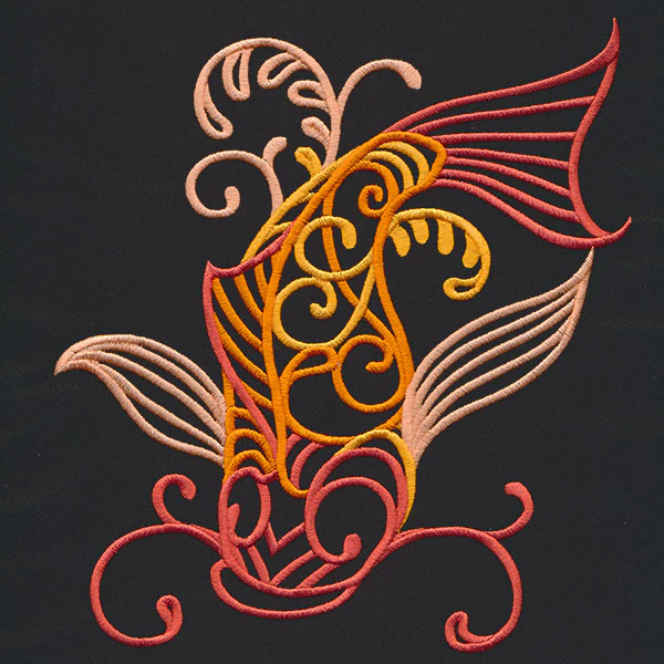 Wild Spirals - Koi
