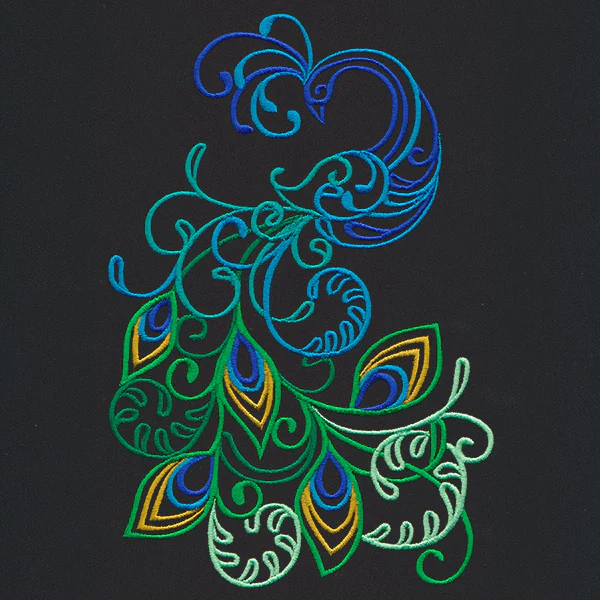 Wild Spirals - Peacock - Image 3