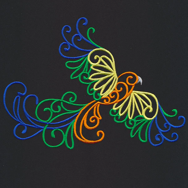 Wild Spirals - Sun Conure - Image 3