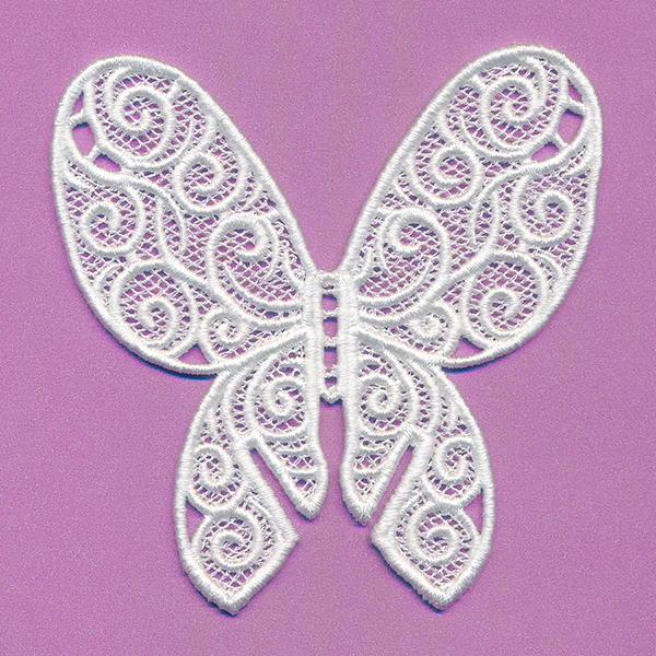 Wine Glass Butterfly (Lace) - Image 4