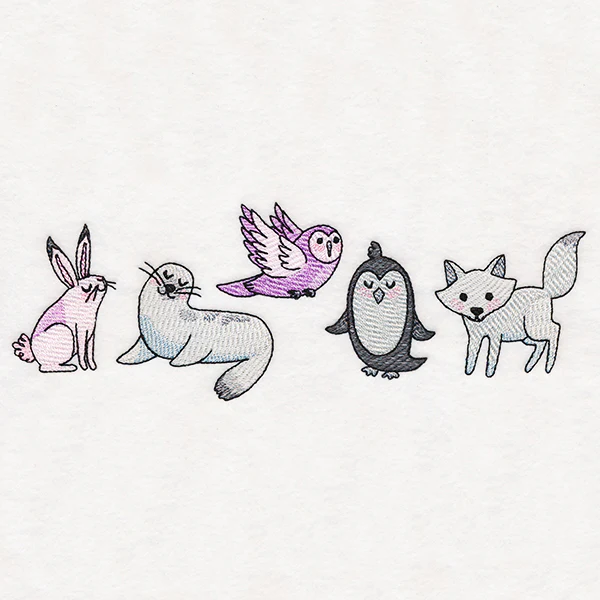 Winter Friends Border - Image 2