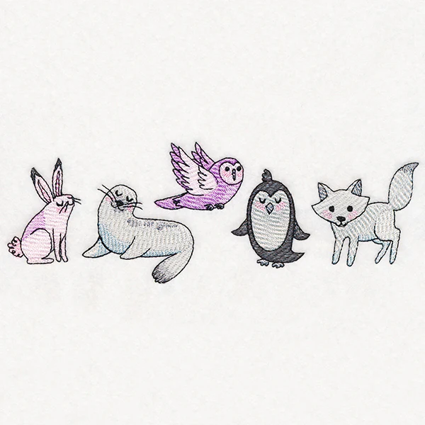 Winter Friends Border - Image 3