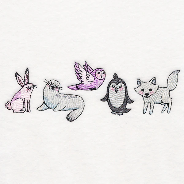Winter Friends Border - Image 4