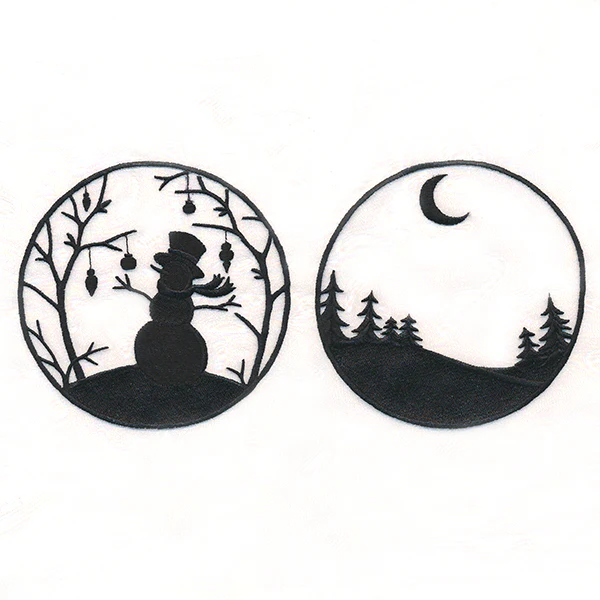 Winter's Night Shadowbox (Organza) - Image 2