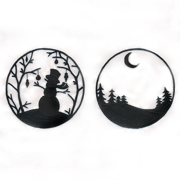 Winter's Night Shadowbox (Organza) - Image 4