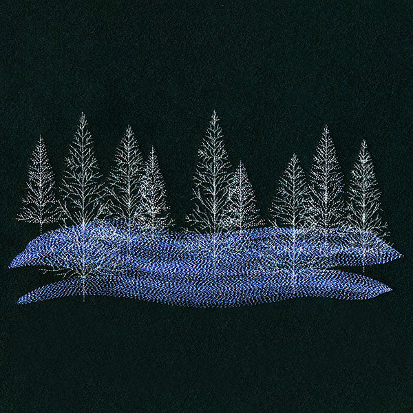 Wintry Forest Border - Image 9