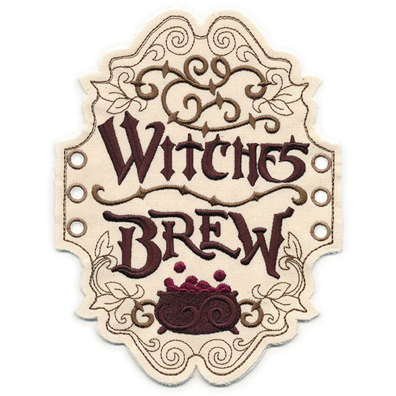 Witches Brew Apothecary Label (In the Hoop) - Image 4
