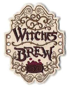 Witches Brew Apothecary Label (In the Hoop) - Image 5