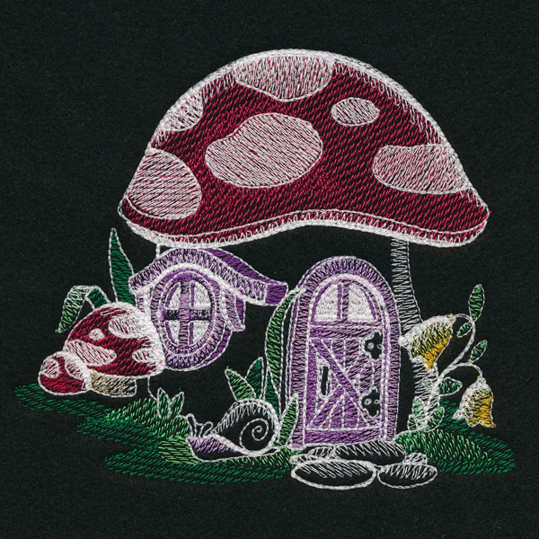 Woodland Glow Toadstool House - Image 8