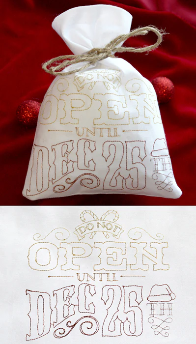 Wrapped Up - Do Not Open Bag (In the Hoop) - Image 3