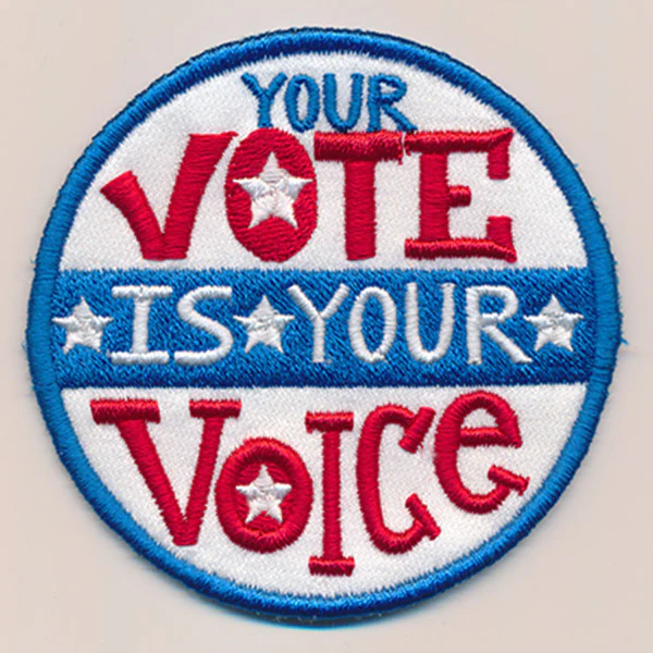 Your Vote Is Your Voice (Patch) - Image 2