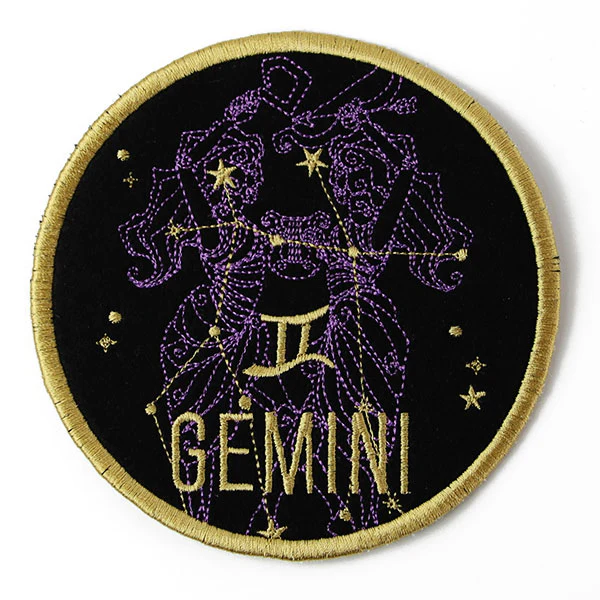 Zodiac Constellations Coaster - Gemini (In-the-Hoop) - Image 5